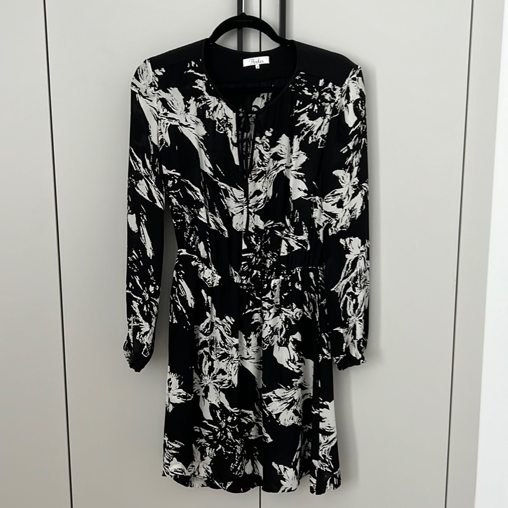 Parker 100% silk dress XS